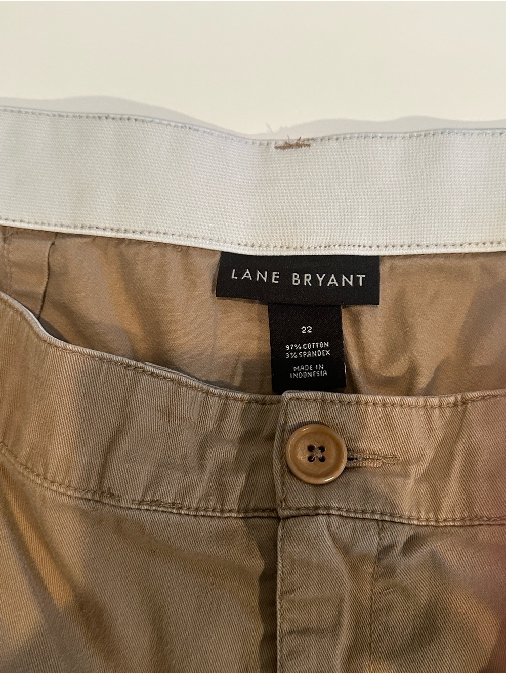 Lane Bryant Brown Chino Shorts - Picture 2 of 7